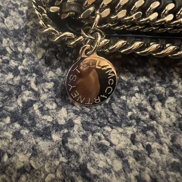 Stella McCartney Satin and Chain Fold over Envelope Clutch - Picture 4 of 6